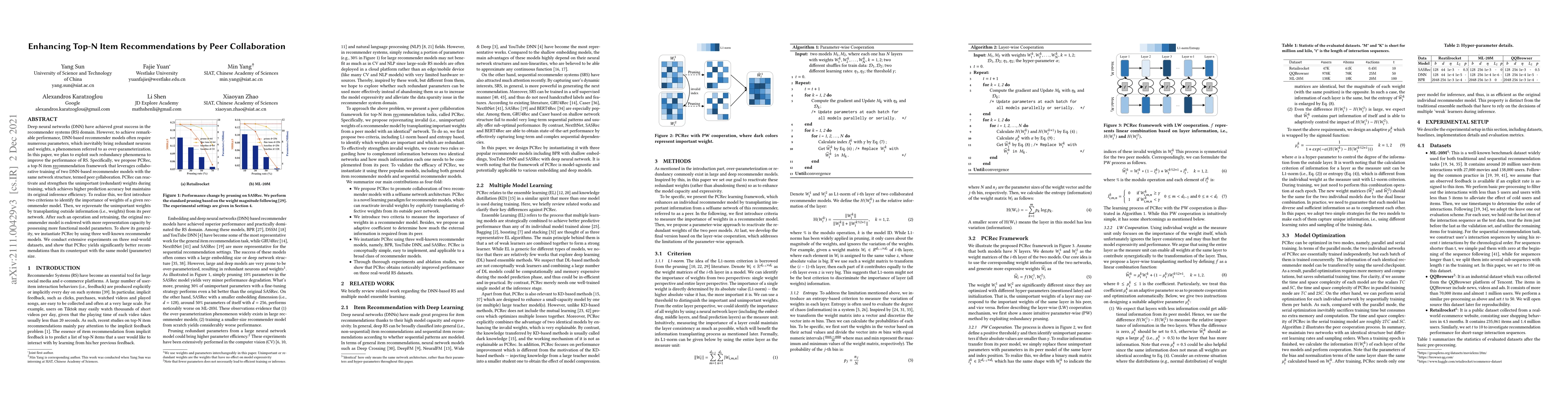 Thumbnail for Enhancing Top-N Item Recommendations by Peer Collaboration