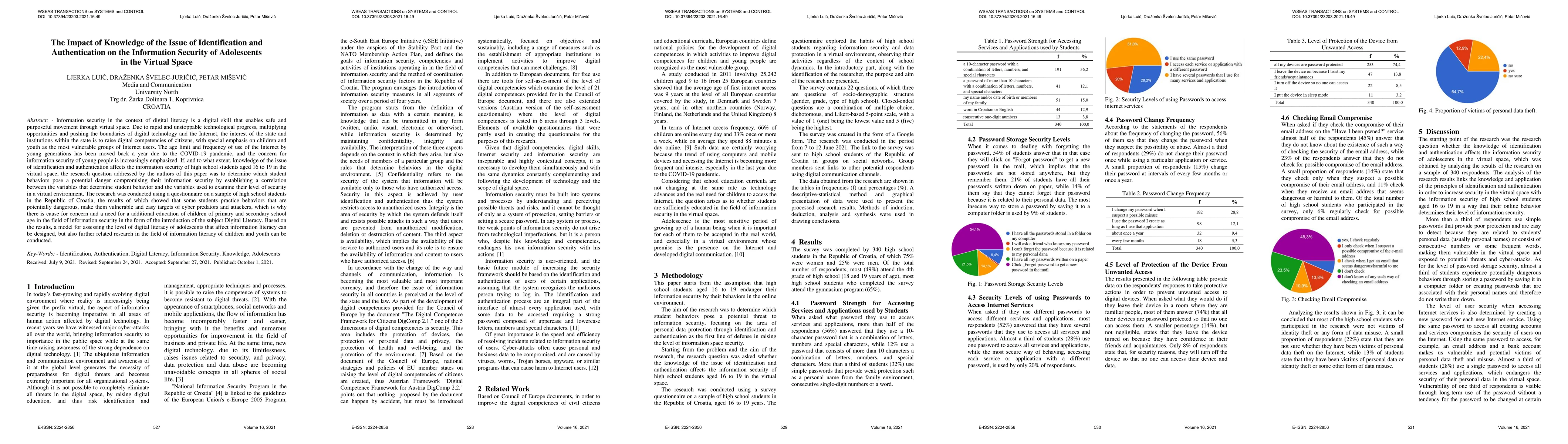 Thumbnail for The Impact of Knowledge of the Issue of Identification and
  Authentication on the Information Security of Adolescents in the Virtual
  Space