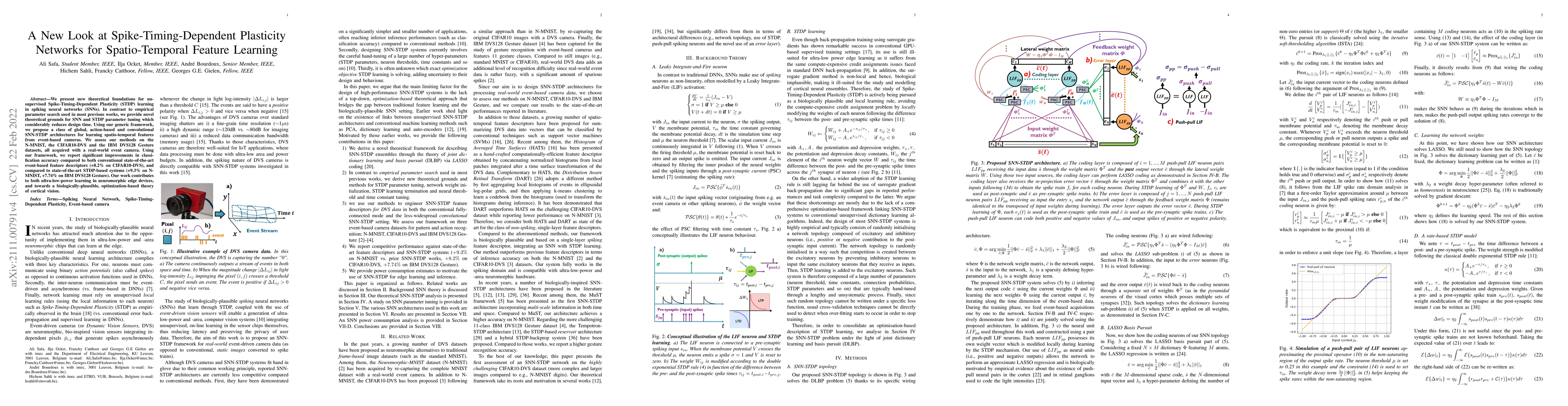 Thumbnail for A New Look at Spike-Timing-Dependent Plasticity Networks for
  Spatio-Temporal Feature Learning
