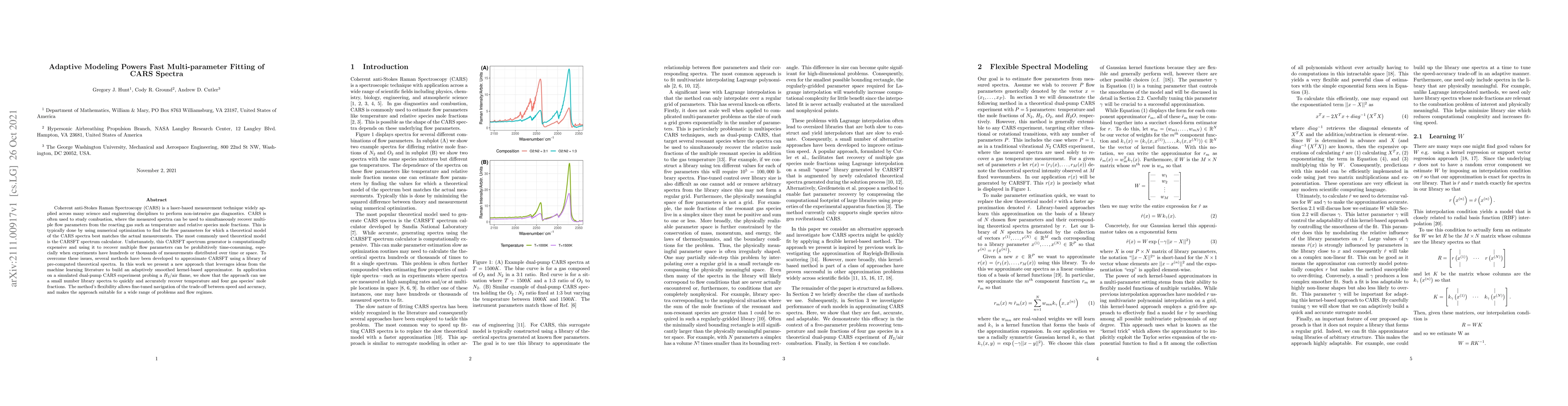 Thumbnail for Adaptive Modeling Powers Fast Multi-parameter Fitting of CARS Spectra