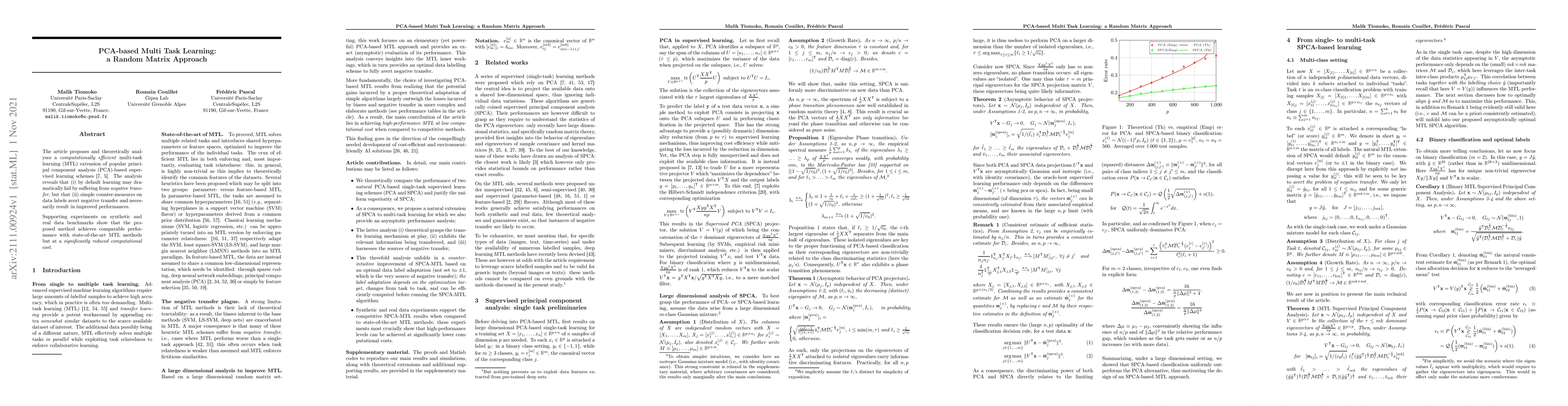 Thumbnail for PCA-based Multi Task Learning: a Random Matrix Approach