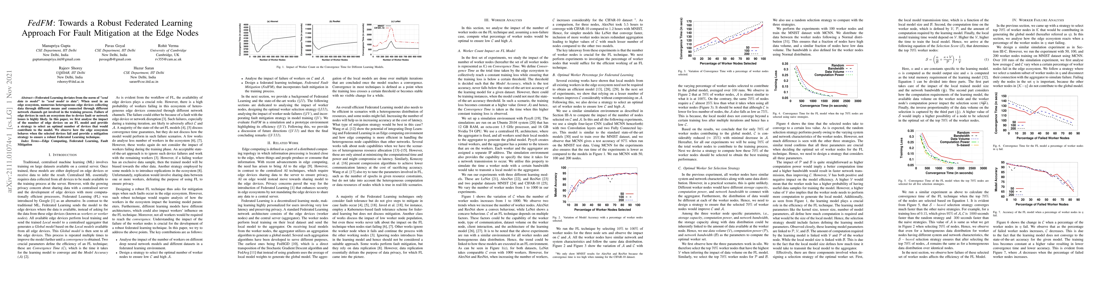 Thumbnail for FedFm: Towards a Robust Federated Learning Approach For Fault Mitigation
  at the Edge Nodes