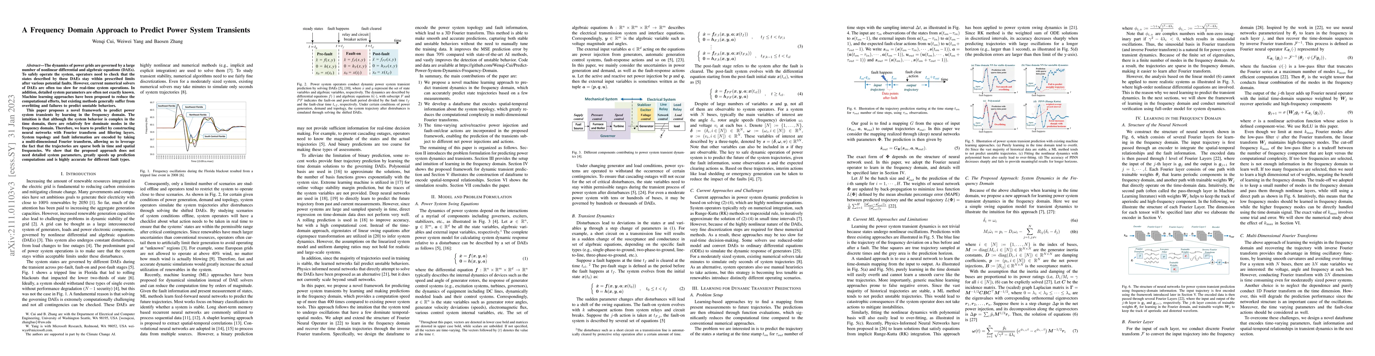 Thumbnail for A Frequency Domain Approach to Predict Power System Transients