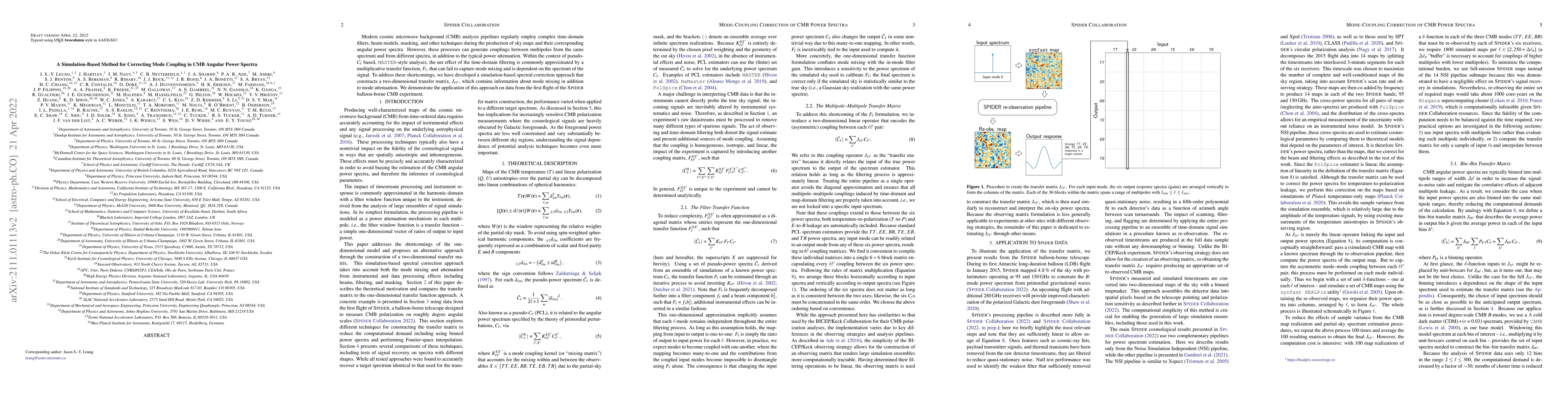 Thumbnail for A Simulation-Based Method for Correcting Mode Coupling in CMB Angular
  Power Spectra