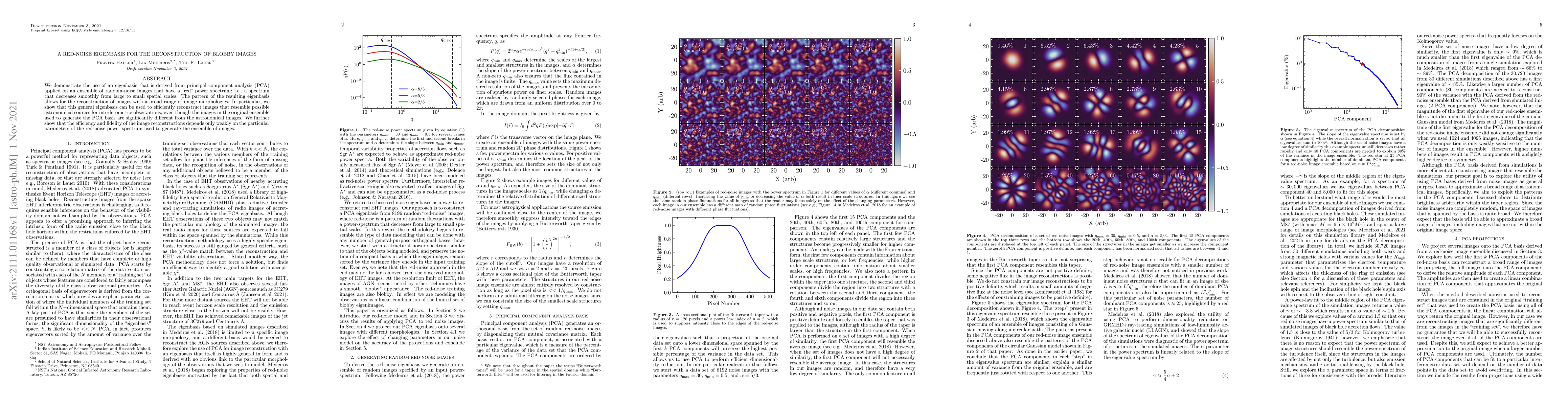Thumbnail for A Red-Noise Eigenbasis for the Reconstruction of Blobby Images