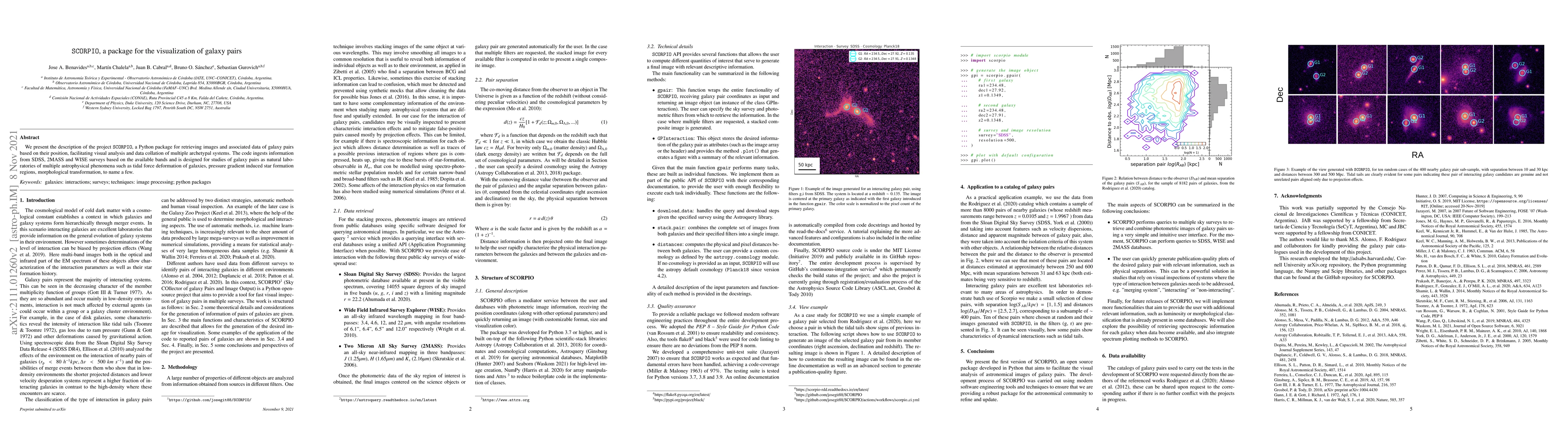 Thumbnail for SCORPIO, a package for the visualization of galaxy pairs