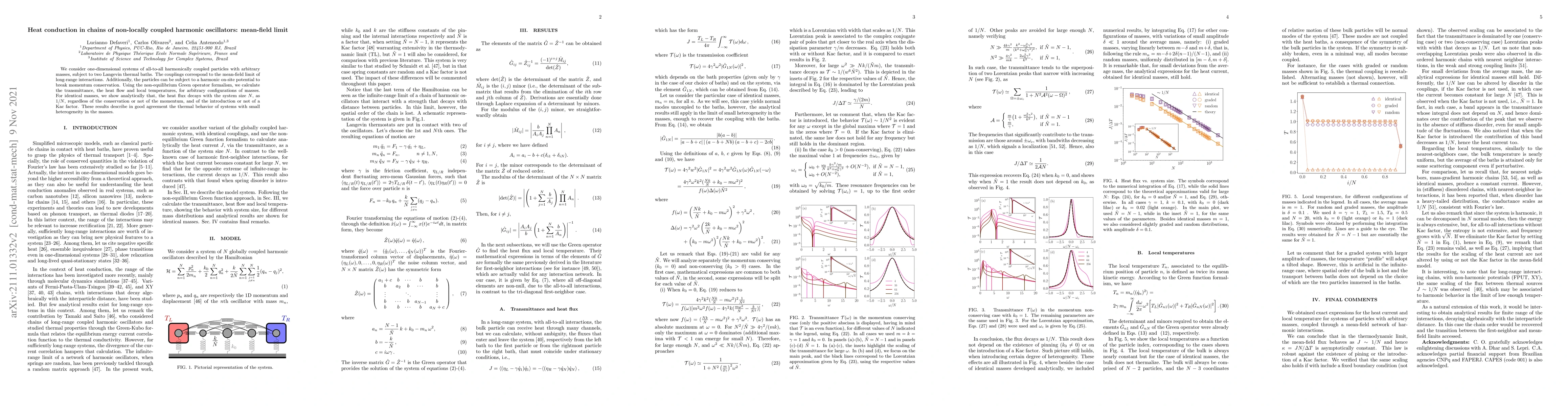 Thumbnail for Heat conduction in chains of non-locally coupled harmonic oscillators:
  mean-field limit