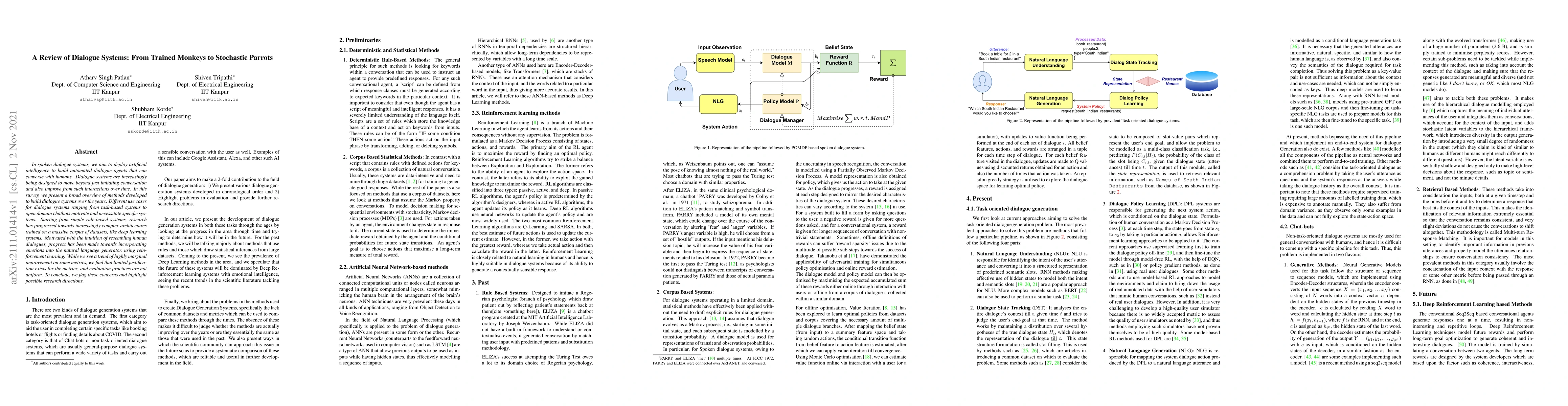 Thumbnail for A Review of Dialogue Systems: From Trained Monkeys to Stochastic Parrots