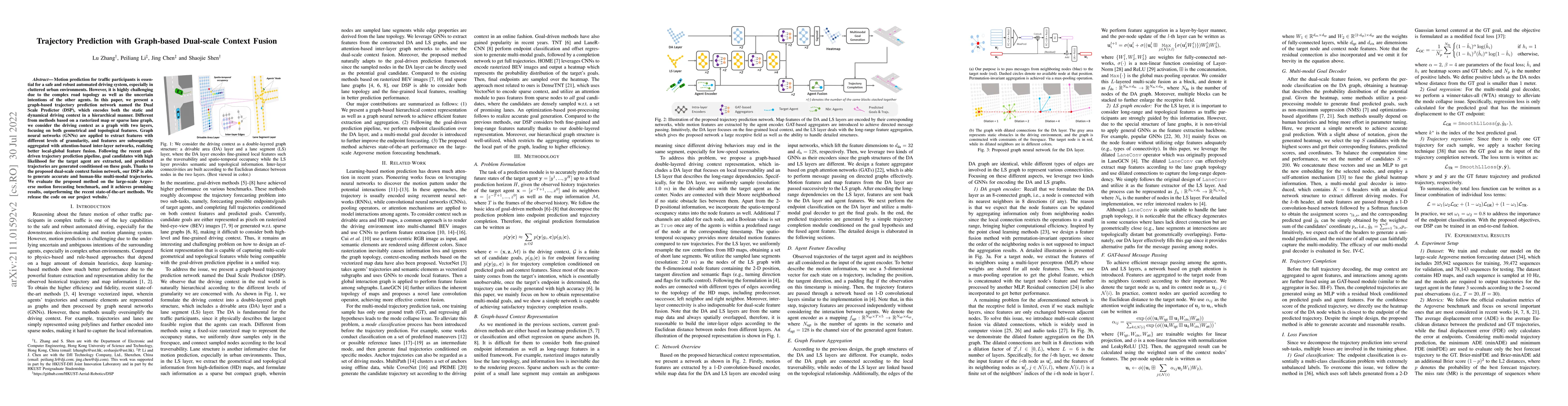 Thumbnail for Trajectory Prediction with Graph-based Dual-scale Context Fusion