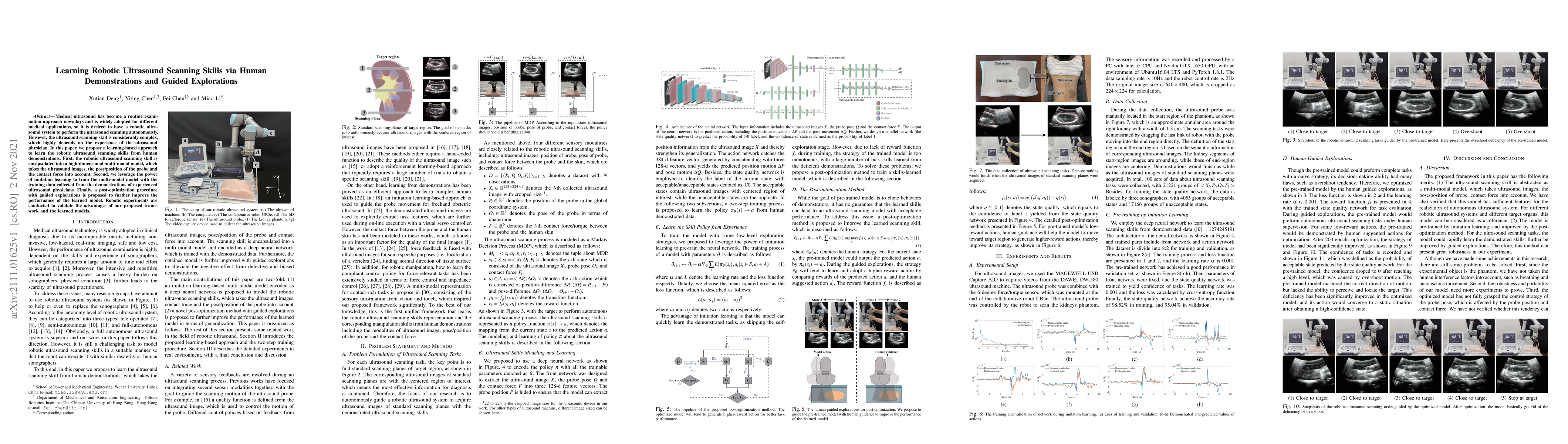 Thumbnail for Learning Robotic Ultrasound Scanning Skills via Human Demonstrations and
  Guided Explorations