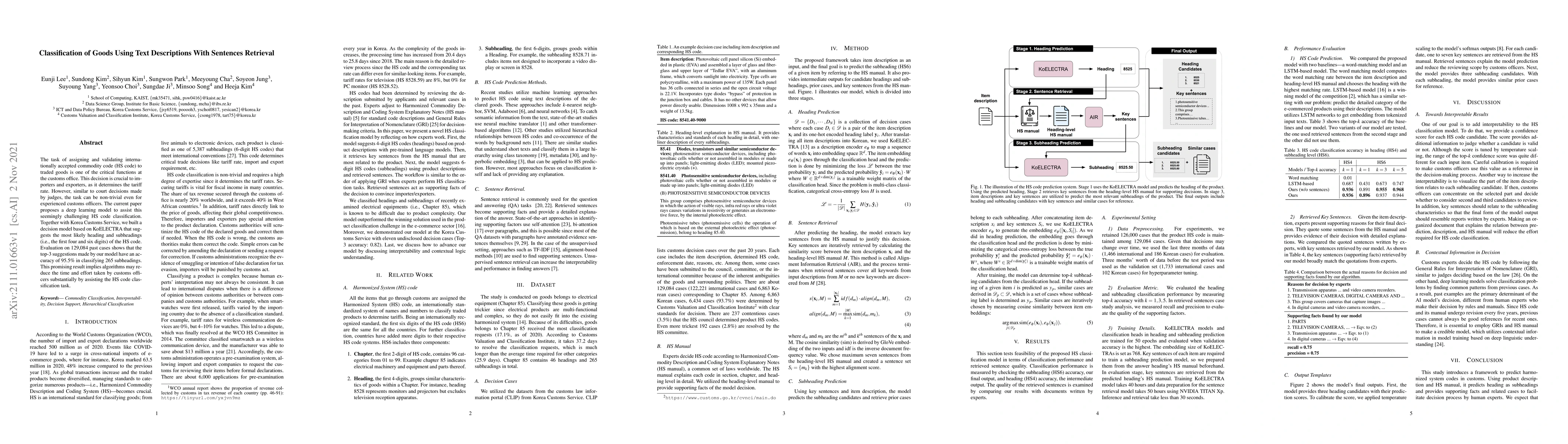 Thumbnail for Classification of Goods Using Text Descriptions With Sentences Retrieval