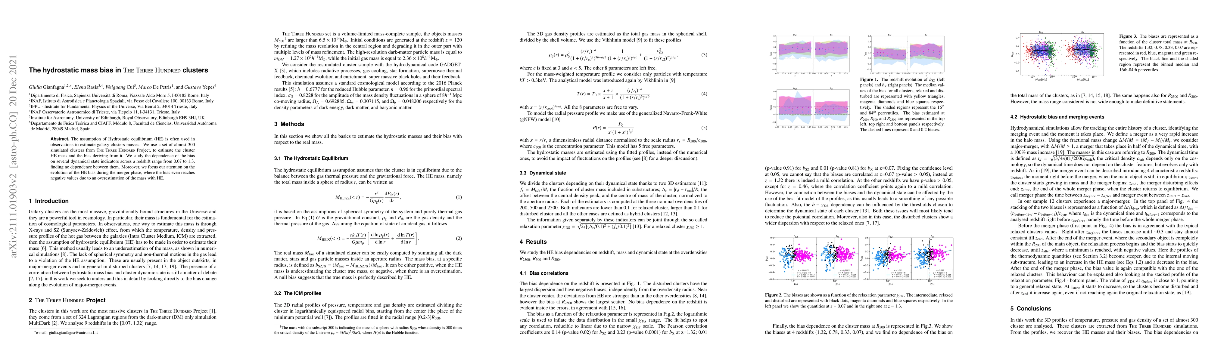 Thumbnail for The hydrostatic mass bias in The Three Hundred clusters