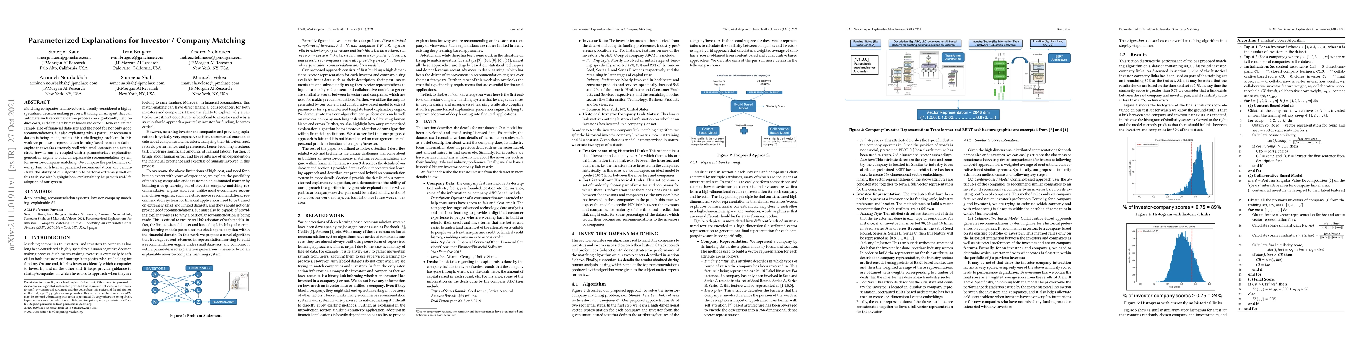 Thumbnail for Parameterized Explanations for Investor / Company Matching