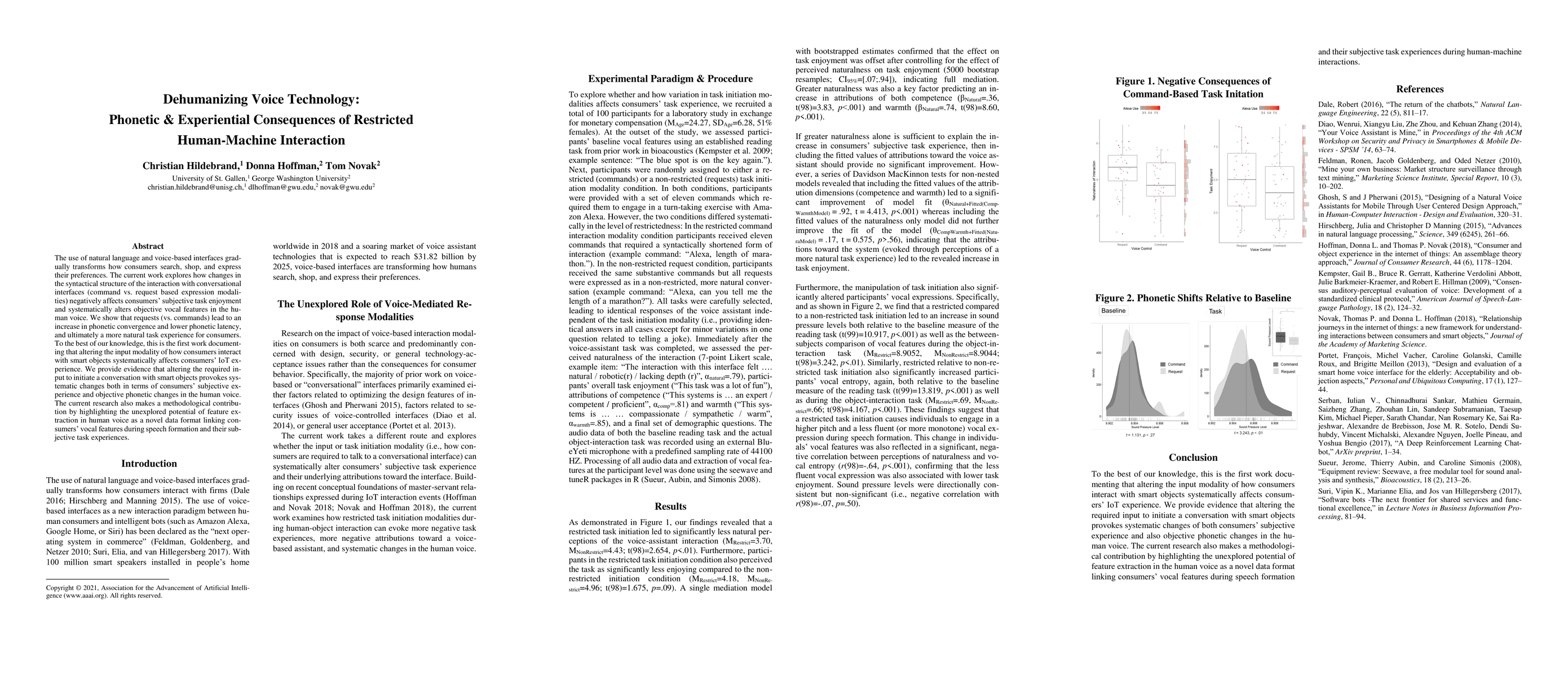 Thumbnail for Dehumanizing Voice Technology: Phonetic & Experiential Consequences of
  Restricted Human-Machine Interaction