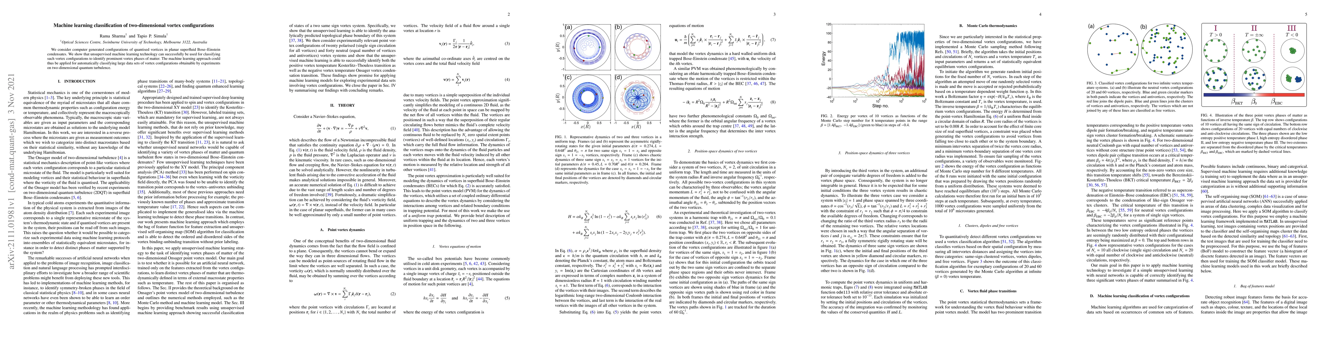 Thumbnail for Machine learning classification of two-dimensional vortex configurations