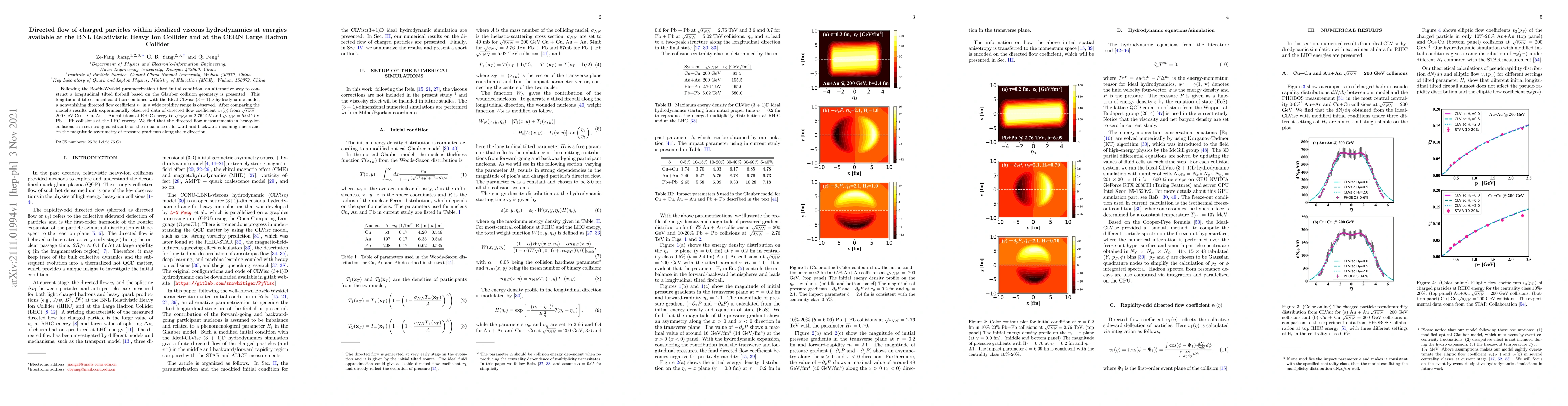 Thumbnail for Directed flow of charged particles within idealized viscous
  hydrodynamics at energies available at the BNL Relativistic Heavy Ion
  Collider and at the CERN Large Hadron Collider