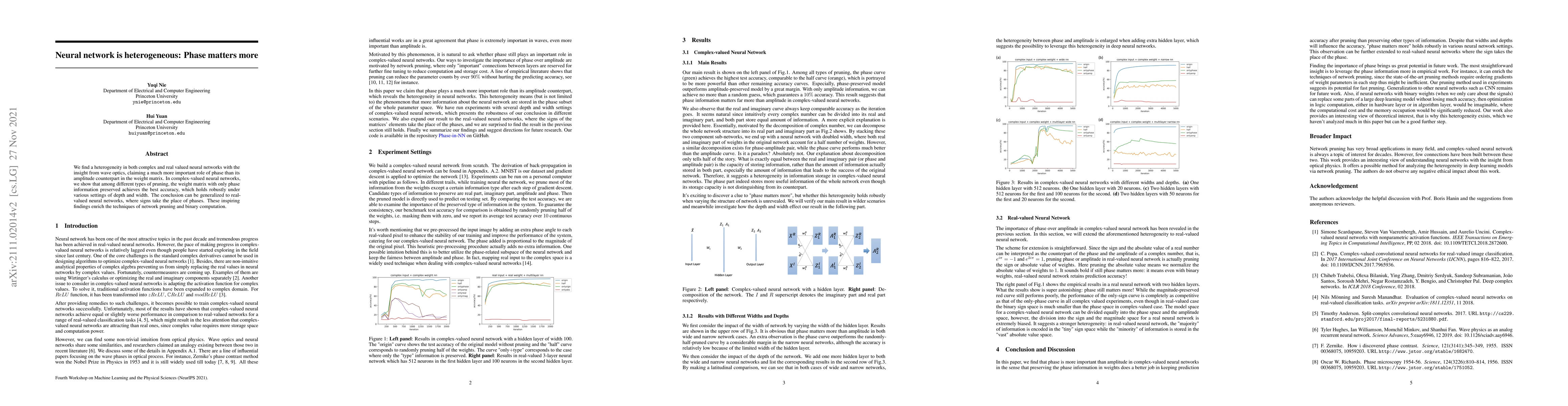Thumbnail for Neural network is heterogeneous: Phase matters more