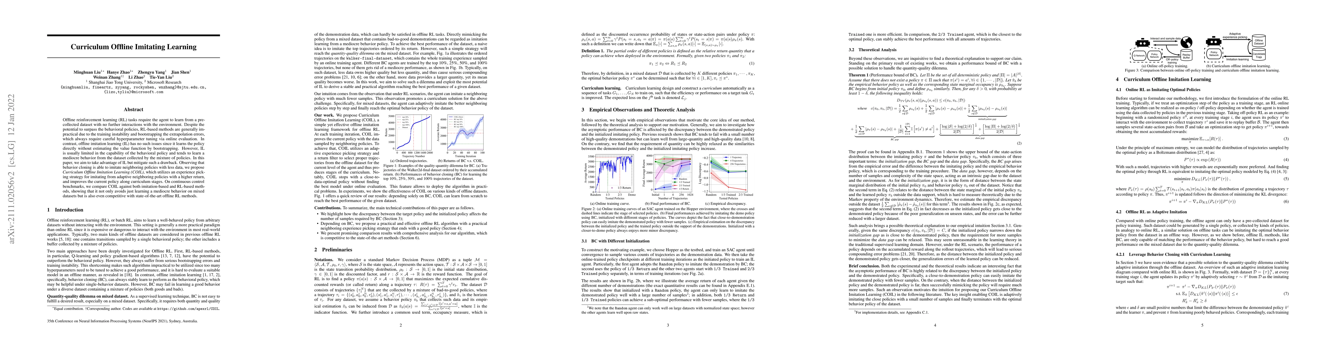 Thumbnail for Curriculum Offline Imitation Learning