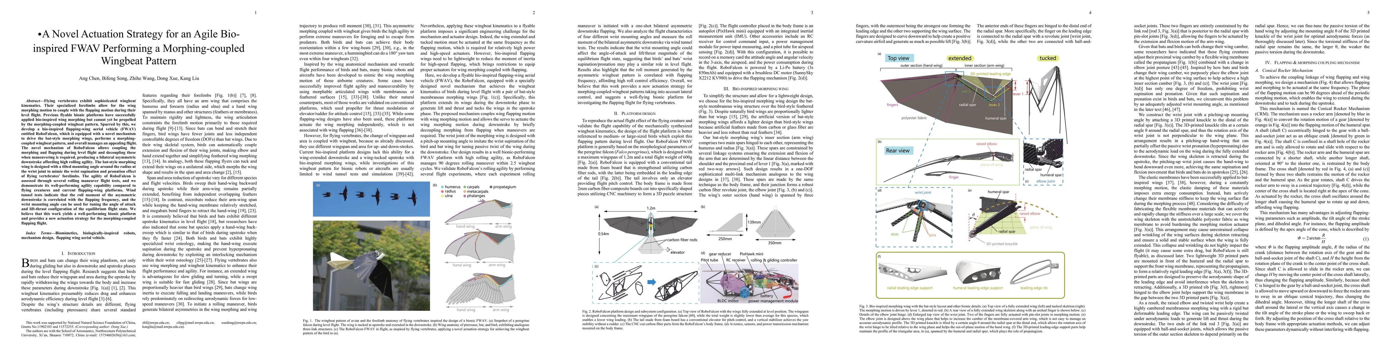 Thumbnail for A Novel Actuation Strategy for an Agile Bio-inspired FWAV Performing a
  Morphing-coupled Wingbeat Pattern