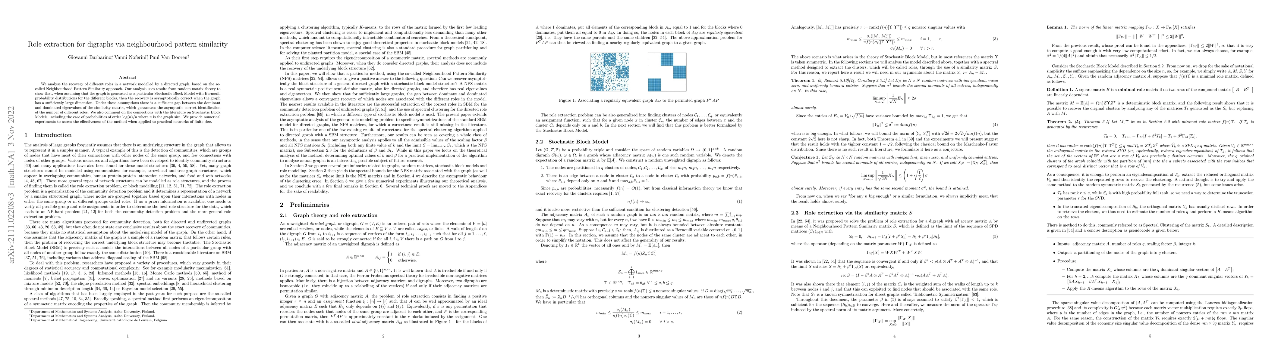 Thumbnail for On role extraction for digraphs via neighbourhood pattern similarity