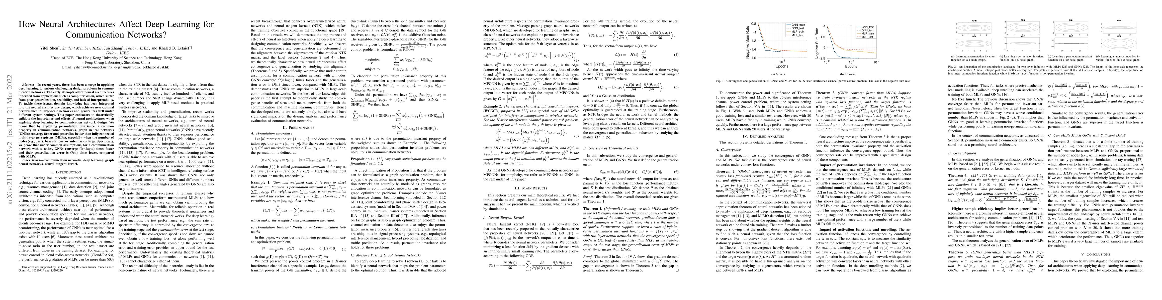 Thumbnail for How Neural Architectures Affect Deep Learning for Communication
  Networks?