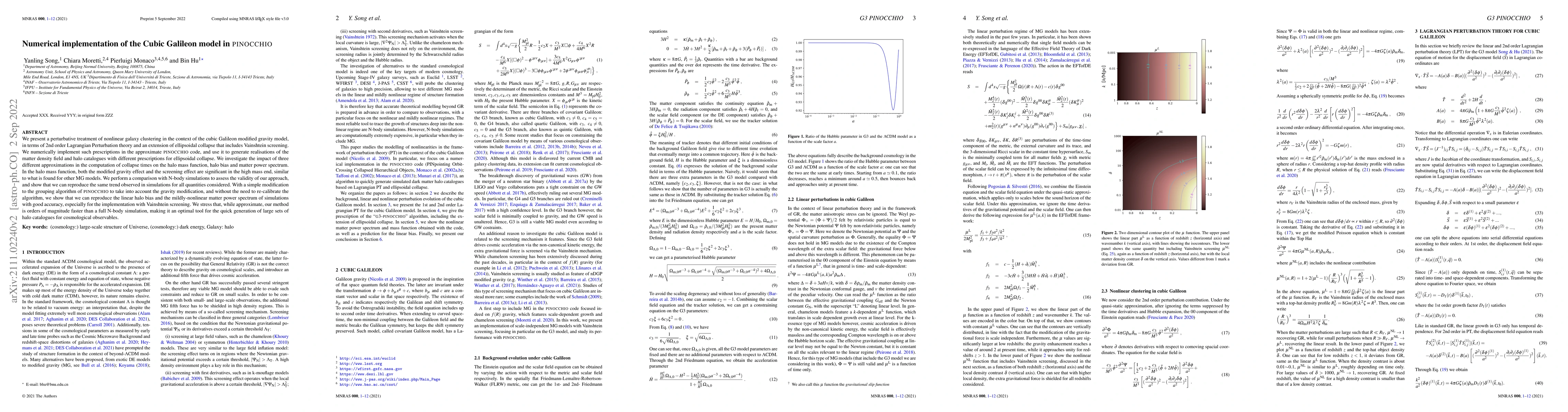 Thumbnail for Numerical implementation of the Cubic Galileon model in PINOCCHIO
