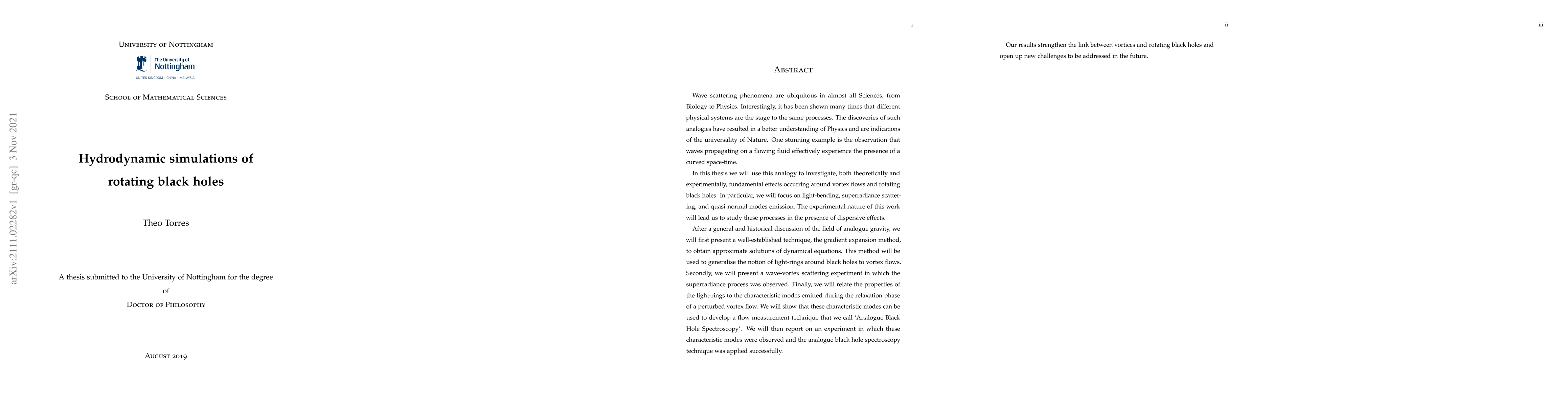 Thumbnail for Hydrodynamic simulations of rotating black holes