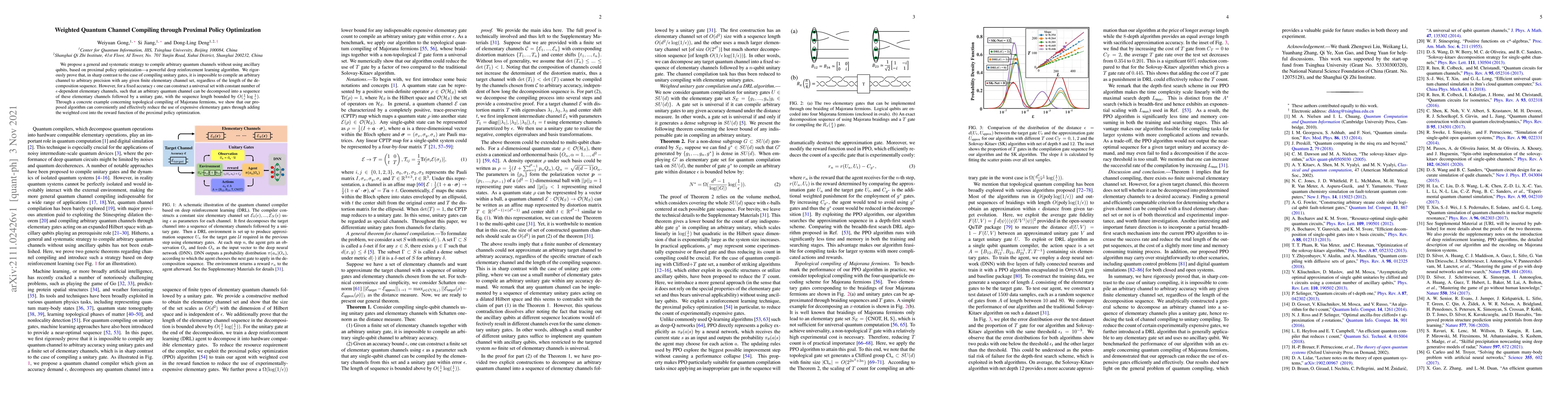 Thumbnail for Weighted Quantum Channel Compiling through Proximal Policy Optimization
