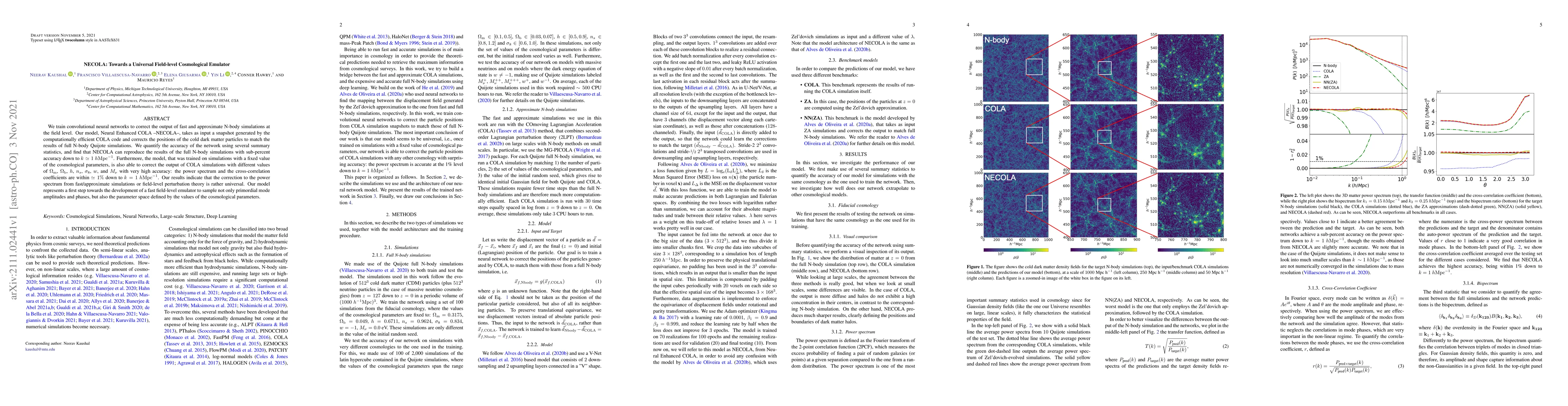Thumbnail for NECOLA: Towards a Universal Field-level Cosmological Emulator