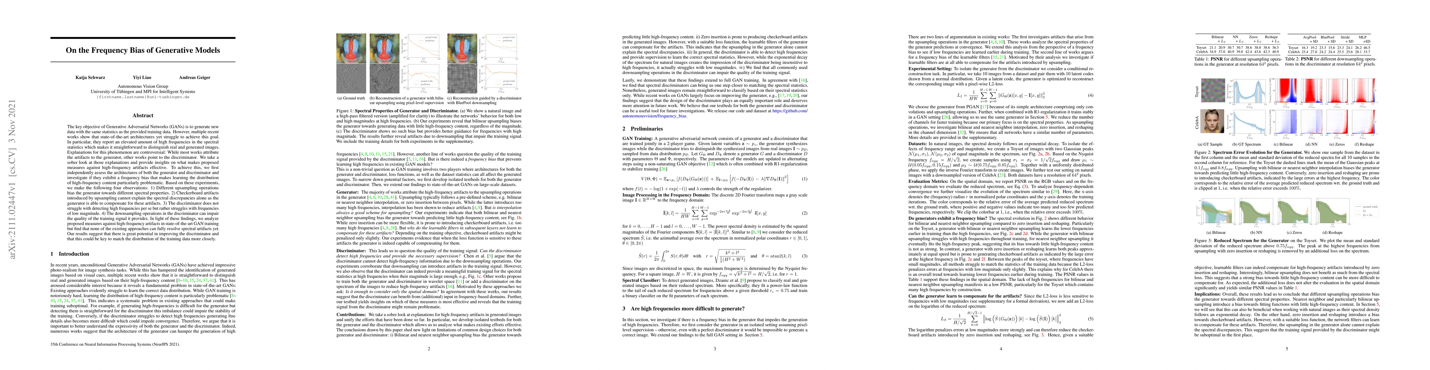 Thumbnail for On the Frequency Bias of Generative Models