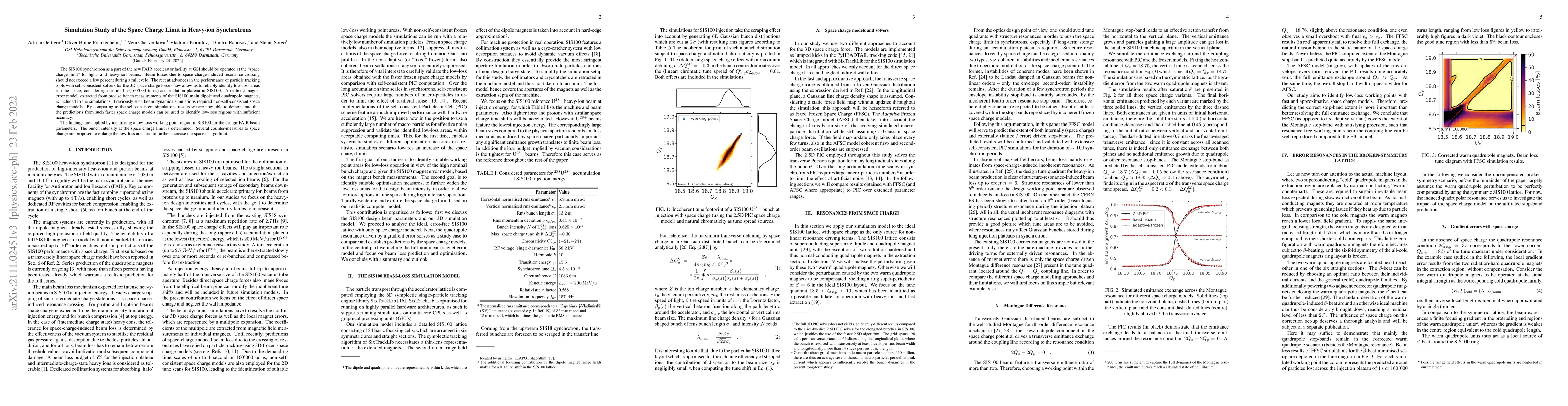Thumbnail for Simulation Study of the Space Charge Limit in Heavy-ion Synchrotrons