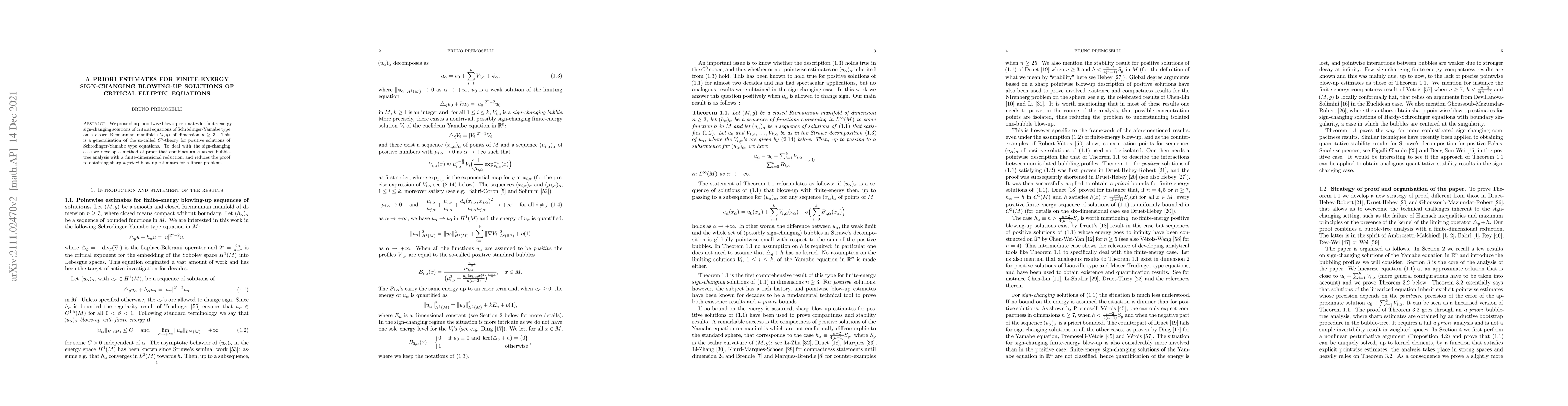 Thumbnail for A priori estimates for finite-energy sign-changing blowing-up solutions
  of critical elliptic equations