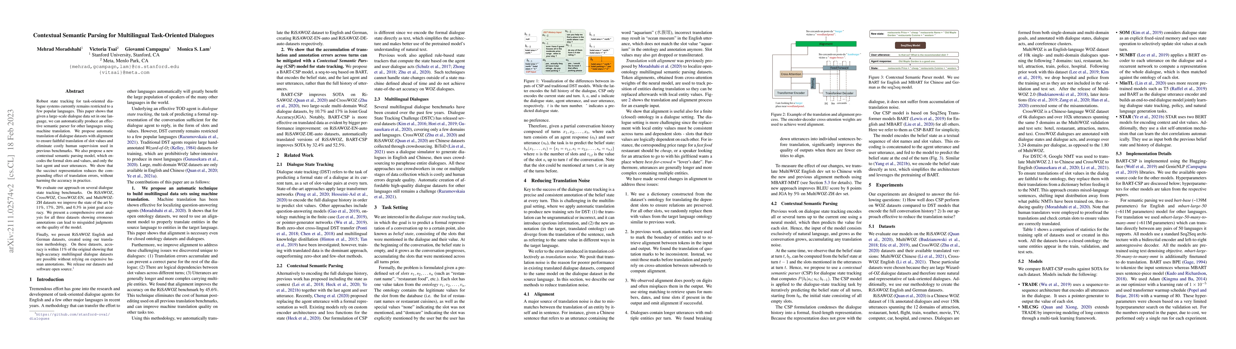 Thumbnail for Contextual Semantic Parsing for Multilingual Task-Oriented Dialogues