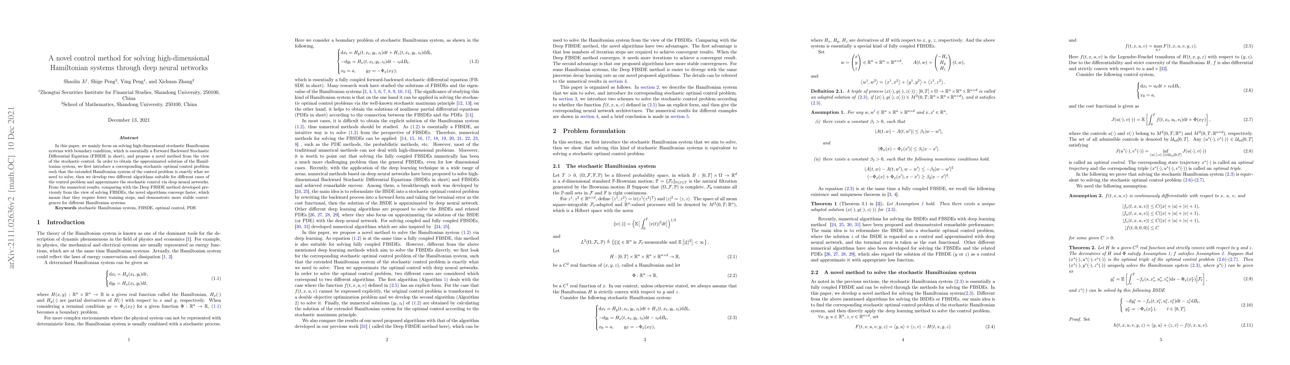 Thumbnail for A novel control method for solving high-dimensional Hamiltonian systems
  through deep neural networks