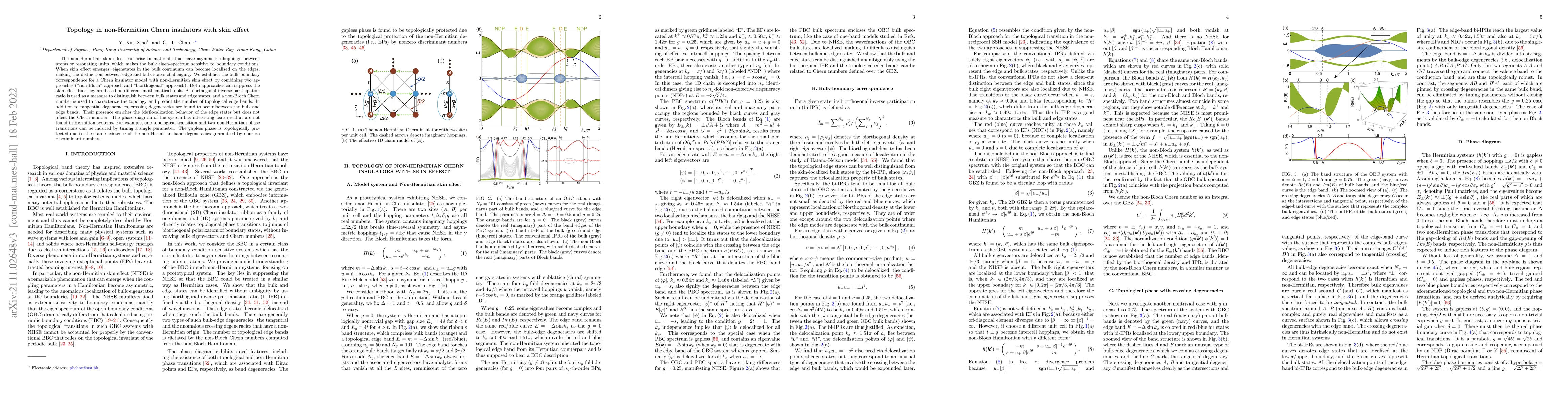 Thumbnail for Topology in non-Hermitian Chern insulators with skin effect