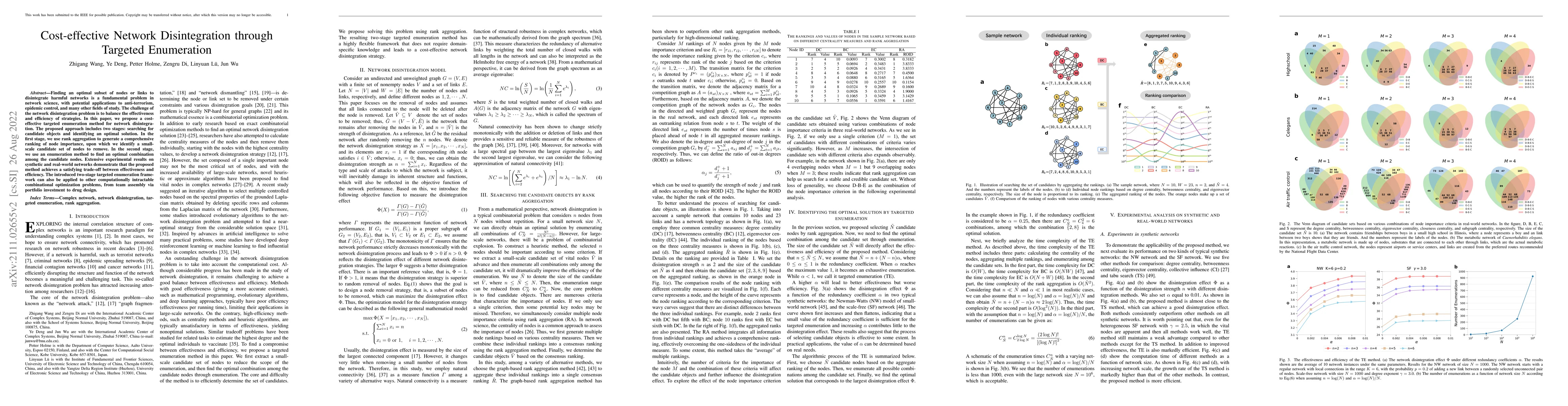 Thumbnail for Cost-effective Network Disintegration through Targeted Enumeration