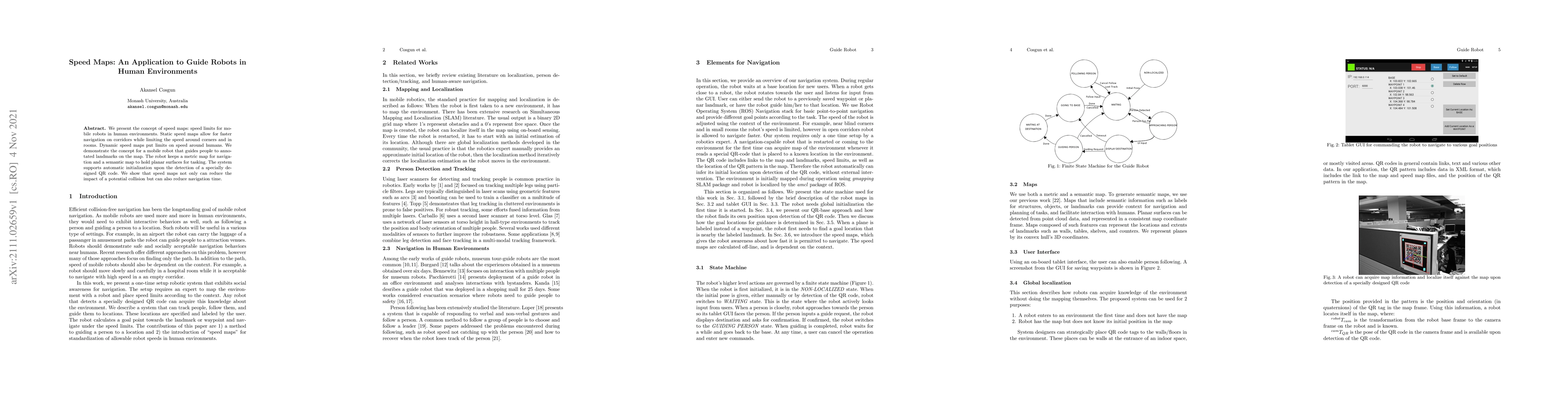 Thumbnail for Speed Maps: An Application to Guide Robots in Human Environments