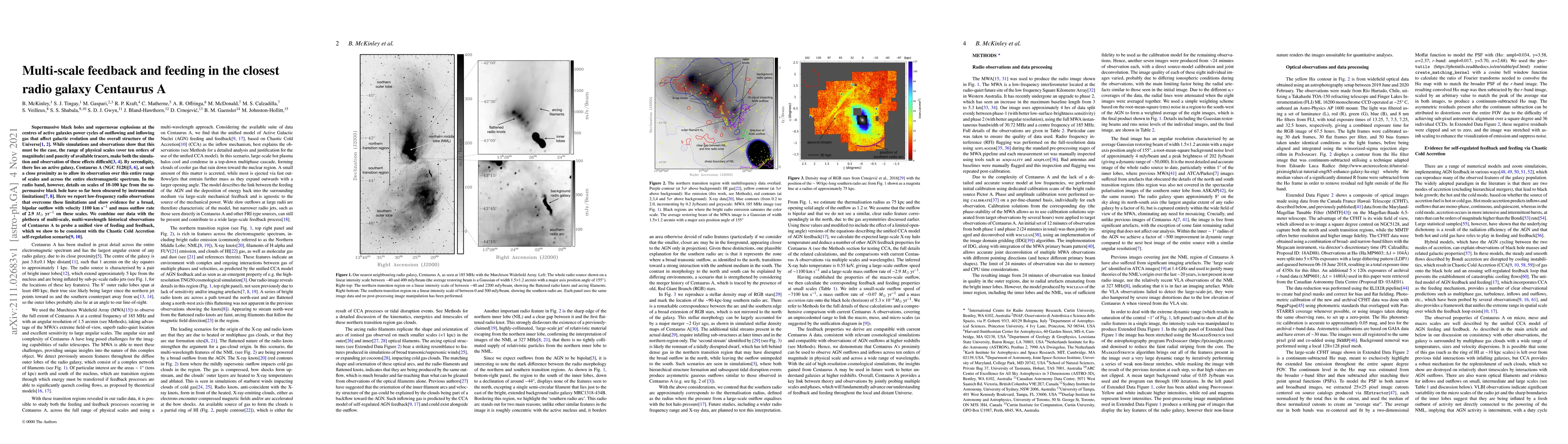 Thumbnail for Multi-scale feedback and feeding in the closest radio galaxy Centaurus A