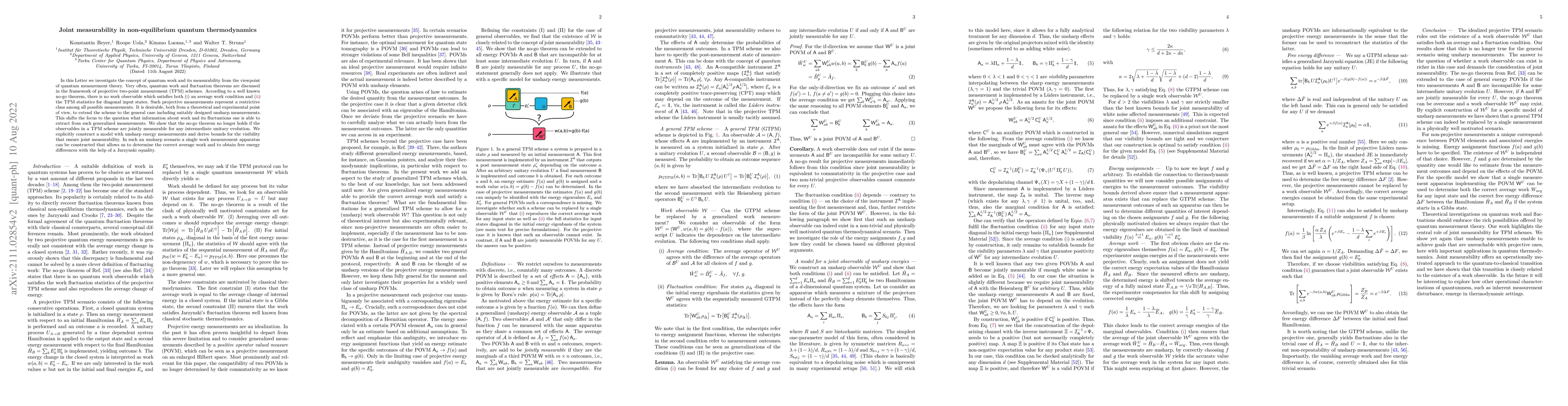 Thumbnail for Joint measurability in nonequilibrium quantum thermodynamics