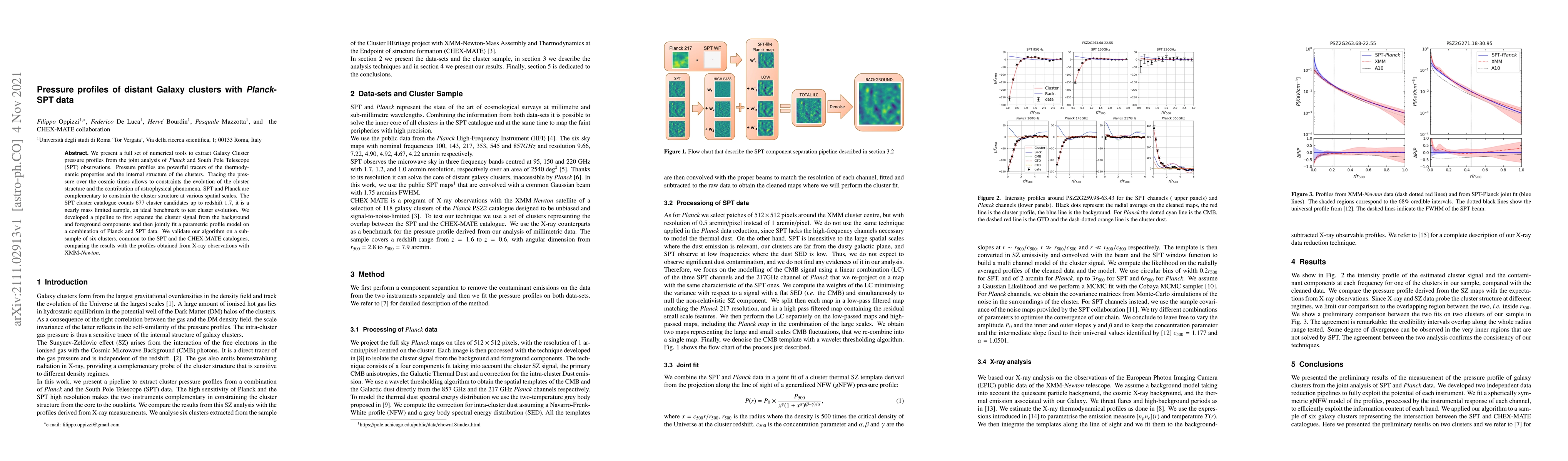 Thumbnail for Pressure profiles of distant Galaxy clusters with Planck-SPT data