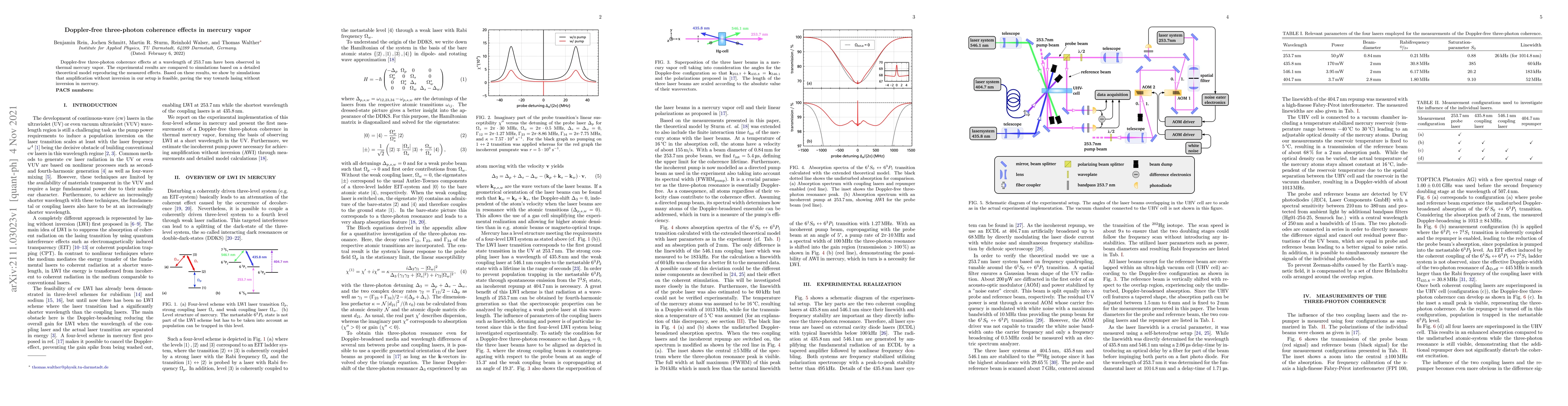 Thumbnail for Doppler-free three-photon coherence effects in mercury vapor