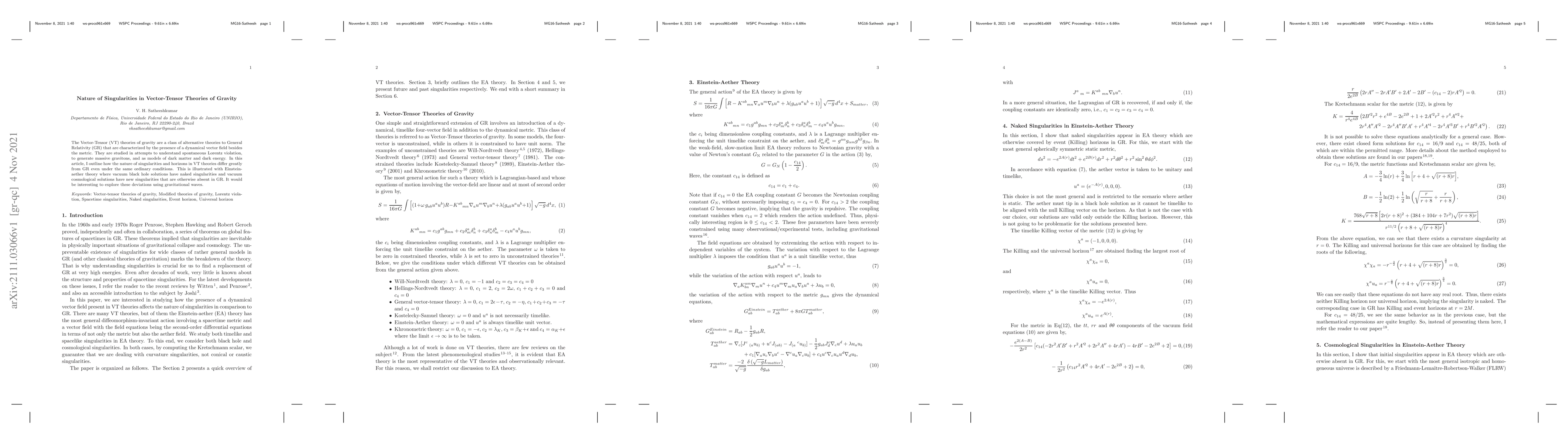 Thumbnail for Nature of Singularities in Vector-Tensor Theories of Gravity