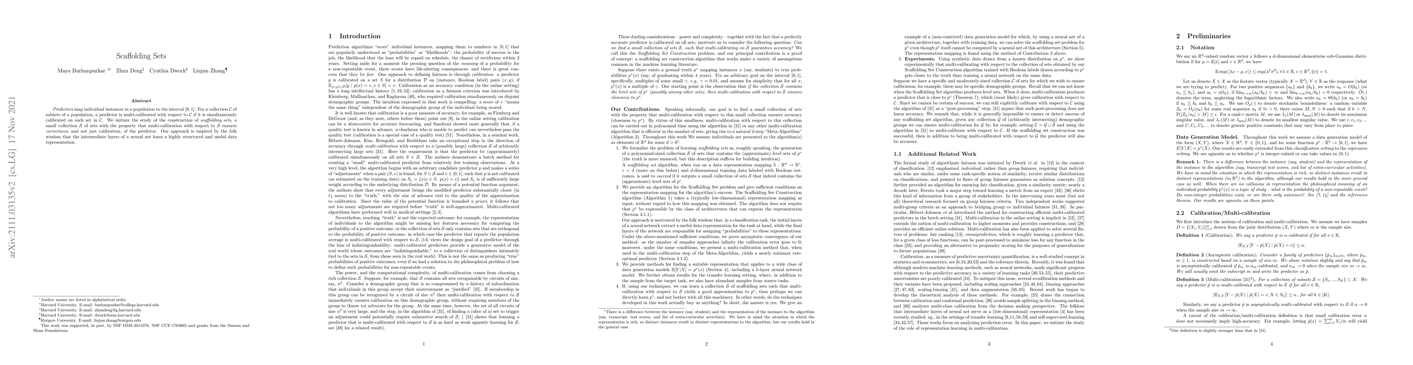 Thumbnail for Scaffolding Sets