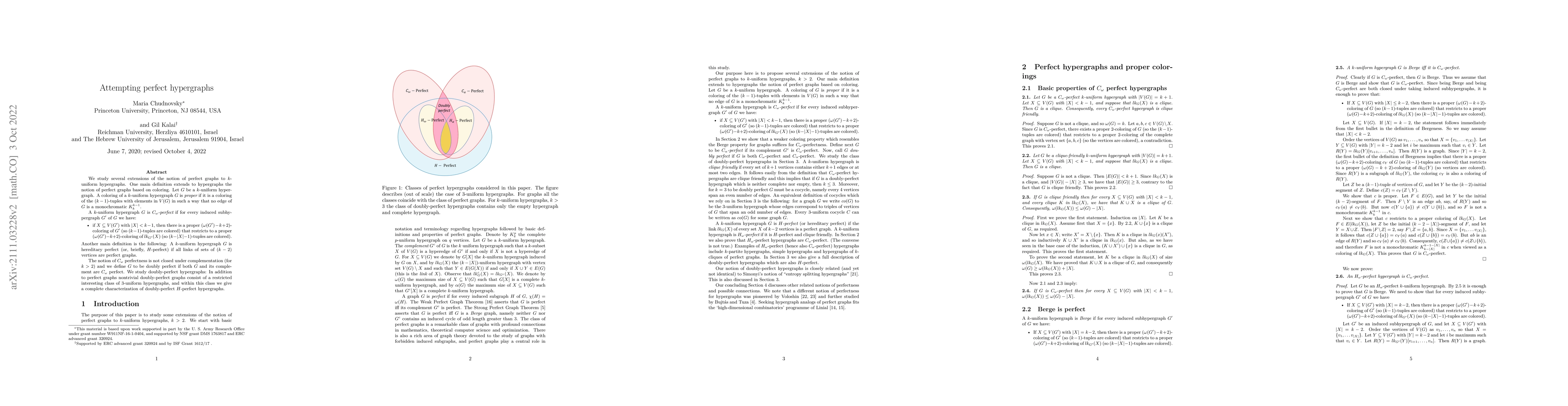 Thumbnail for Attempting perfect hypergraphs
