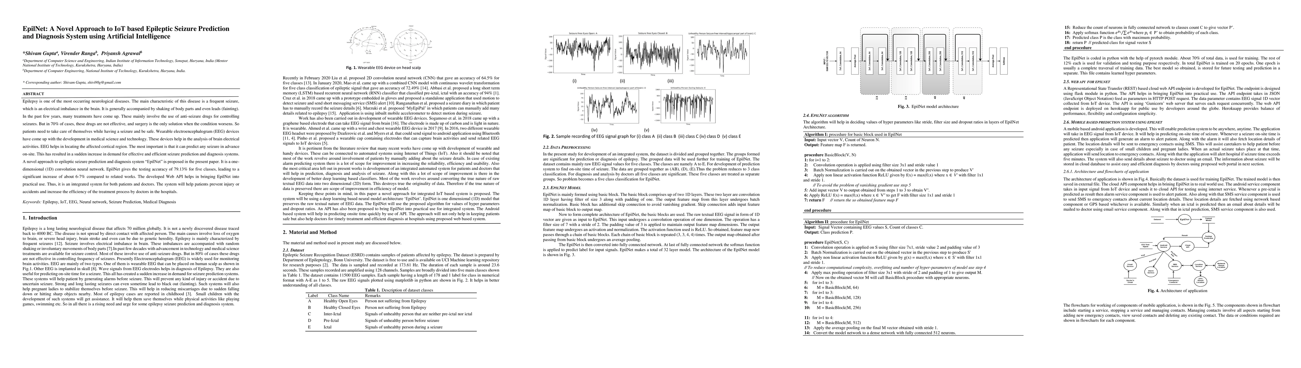 Thumbnail for EpilNet: A Novel Approach to IoT based Epileptic Seizure Prediction and
  Diagnosis System using Artificial Intelligence