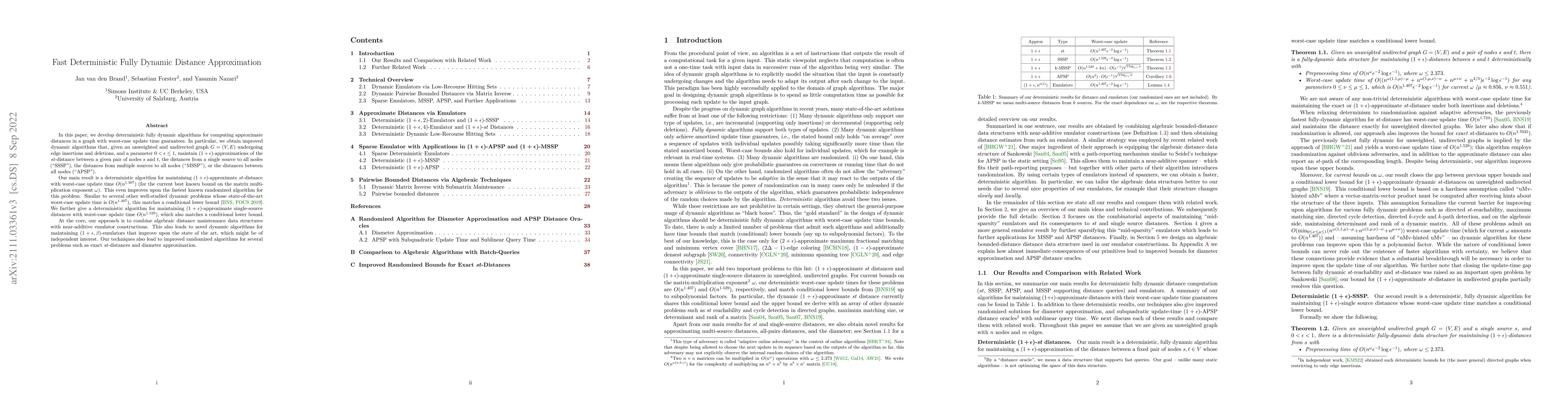 Thumbnail for Fast Deterministic Fully Dynamic Distance Approximation
