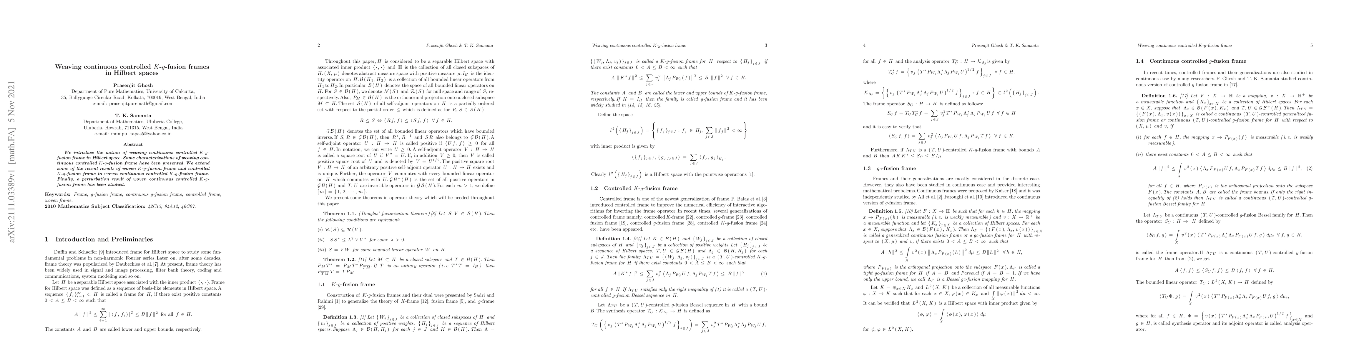 Thumbnail for Weaving continuous controlled K-g-fusion frames in Hilbert spaces
