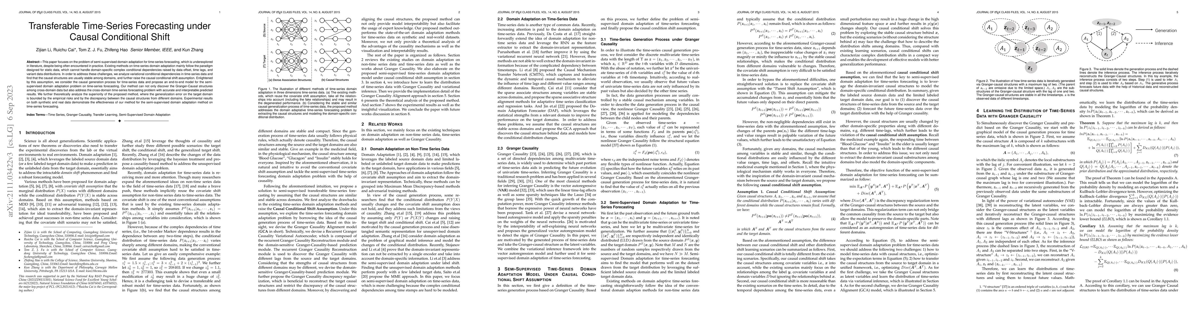 Thumbnail for Transferable Time-Series Forecasting under Causal Conditional Shift