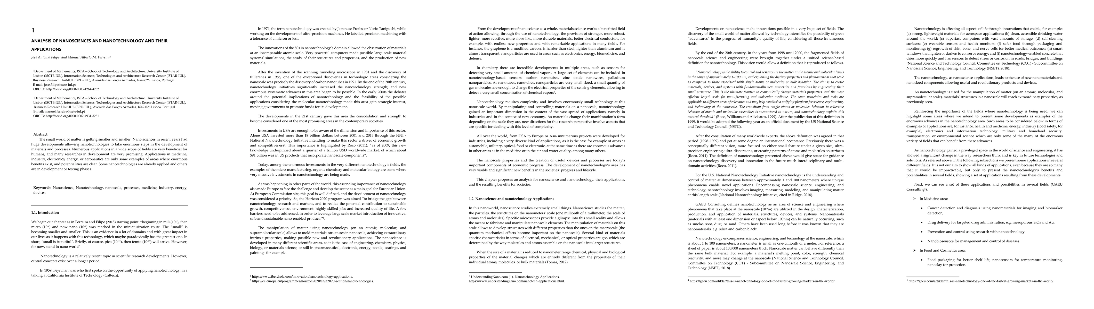 Thumbnail for Analysis of nanosciences and nanotechnology and their applications