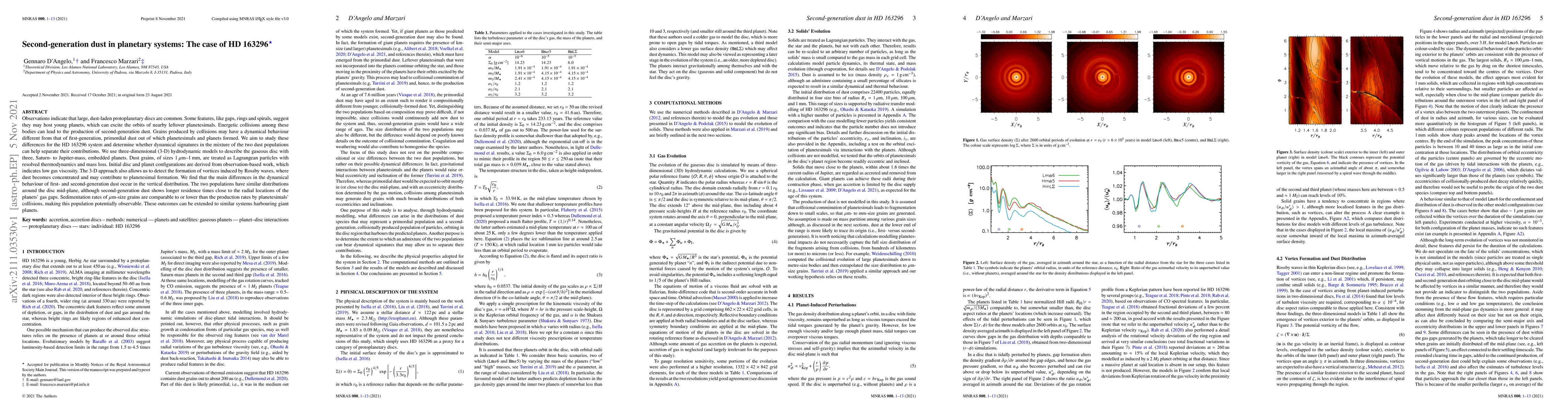 Thumbnail for Second-generation dust in planetary systems: The case of HD 163296